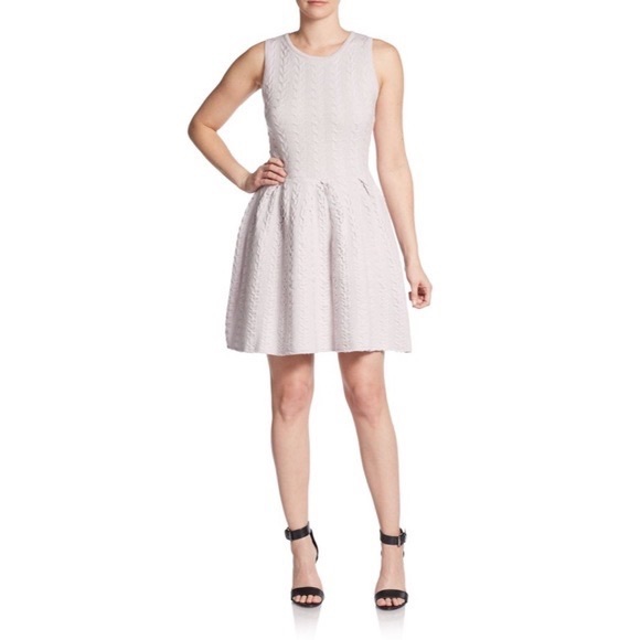 BCBGMAXAZRIA | Sleeveless Cable-knit Wool Dress - Picture 1 of 5